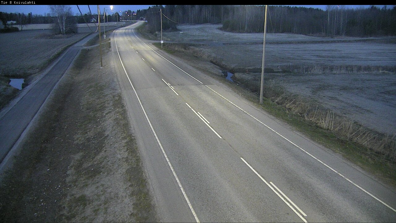 Weather Camera Image Road 8 Mustasaari, Koivulahti, Mustasaari, Pohjanmaa