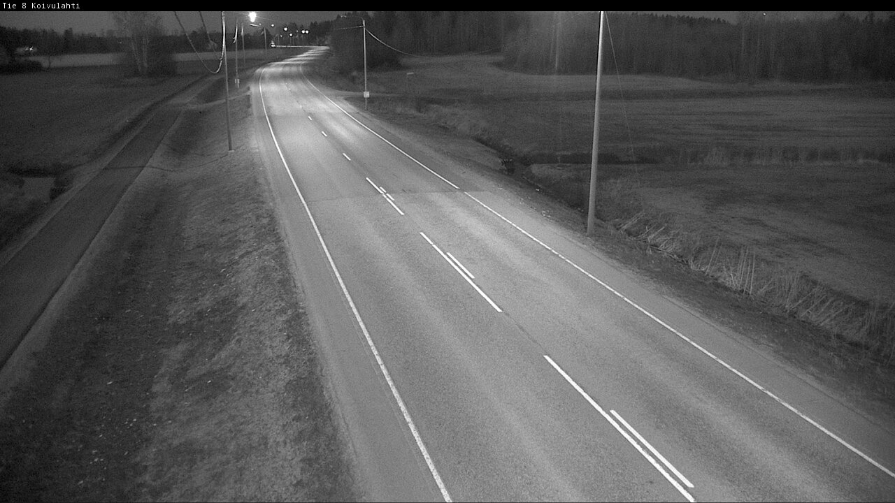Weather Camera Image Road 8 Mustasaari, Koivulahti, Mustasaari, Pohjanmaa