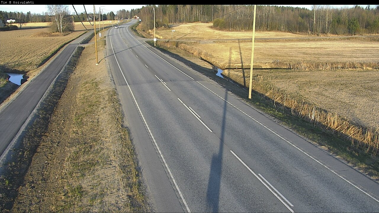 Weather Camera Image Road 8 Mustasaari, Koivulahti, Mustasaari, Pohjanmaa