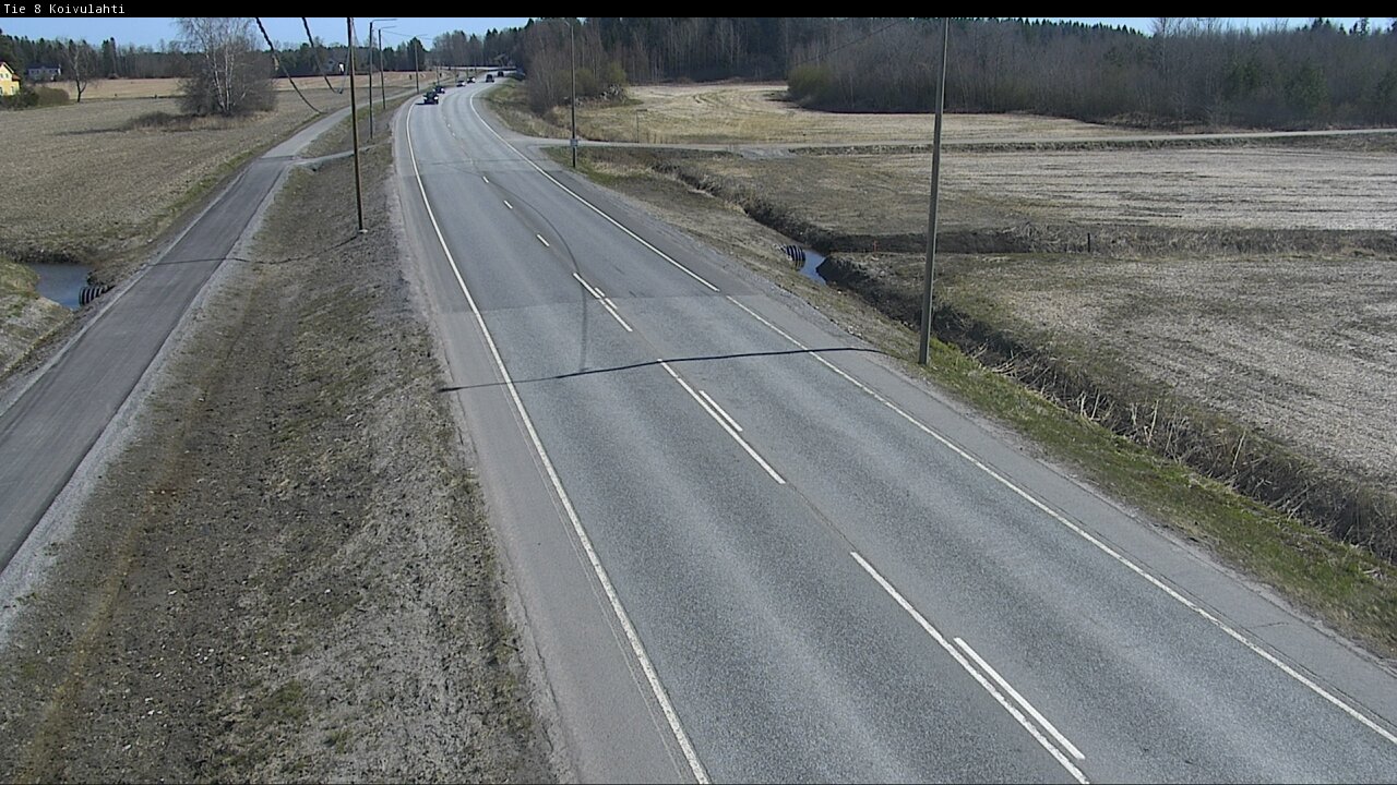 Weather Camera Image Road 8 Mustasaari, Koivulahti, Mustasaari, Pohjanmaa