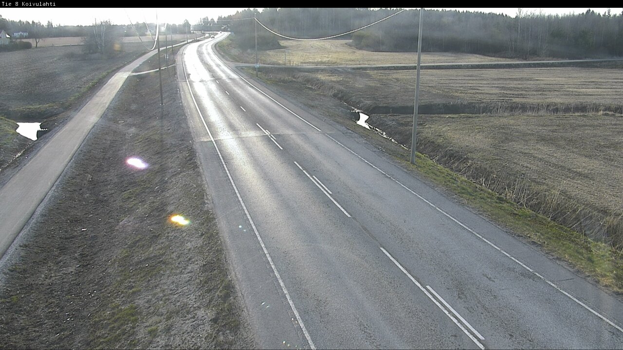 Weather Camera Image Road 8 Mustasaari, Koivulahti, Mustasaari, Pohjanmaa