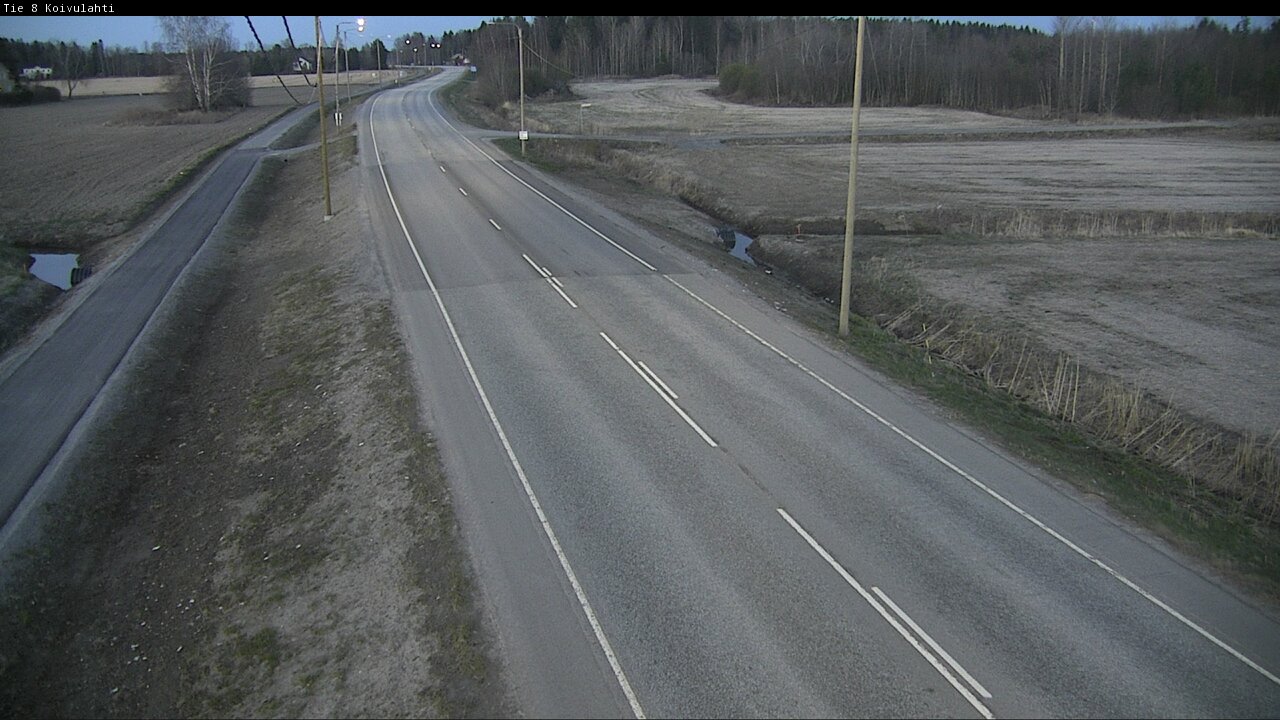 Weather Camera Image Road 8 Mustasaari, Koivulahti, Mustasaari, Pohjanmaa