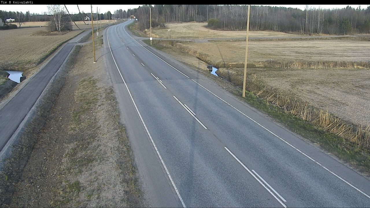 Weather Camera Image Road 8 Mustasaari, Koivulahti, Mustasaari, Pohjanmaa