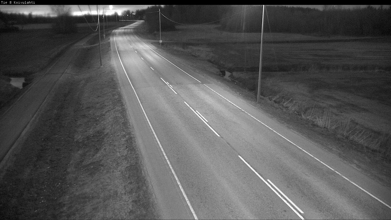 Weather Camera Image Road 8 Mustasaari, Koivulahti, Mustasaari, Pohjanmaa