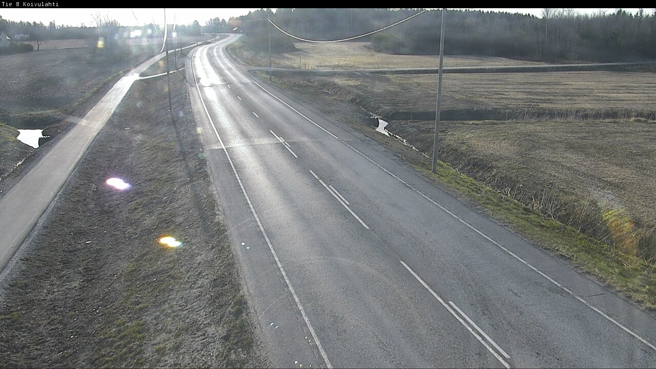 Weather Camera Image Road 8 Mustasaari, Koivulahti, Mustasaari, Pohjanmaa