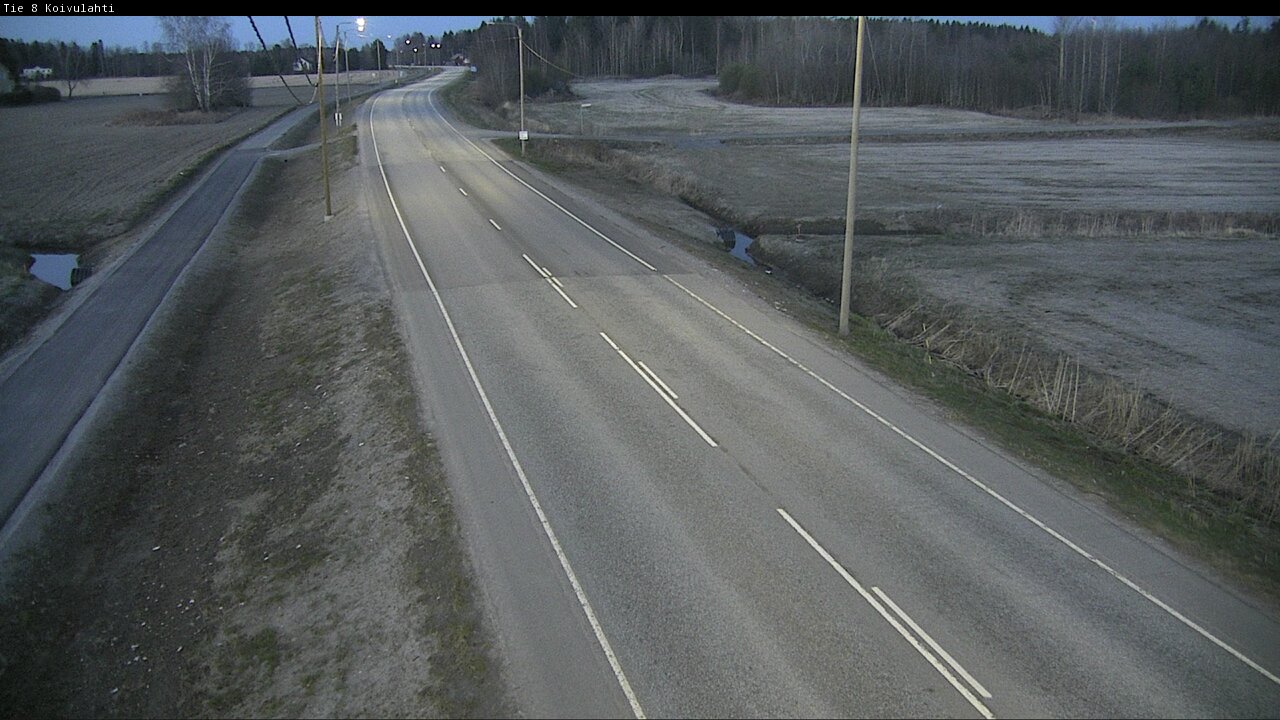 Weather Camera Image Road 8 Mustasaari, Koivulahti, Mustasaari, Pohjanmaa