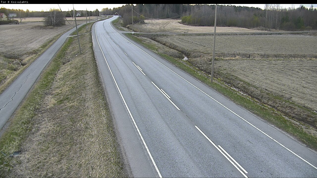 Weather Camera Image Road 8 Mustasaari, Koivulahti, Mustasaari, Pohjanmaa