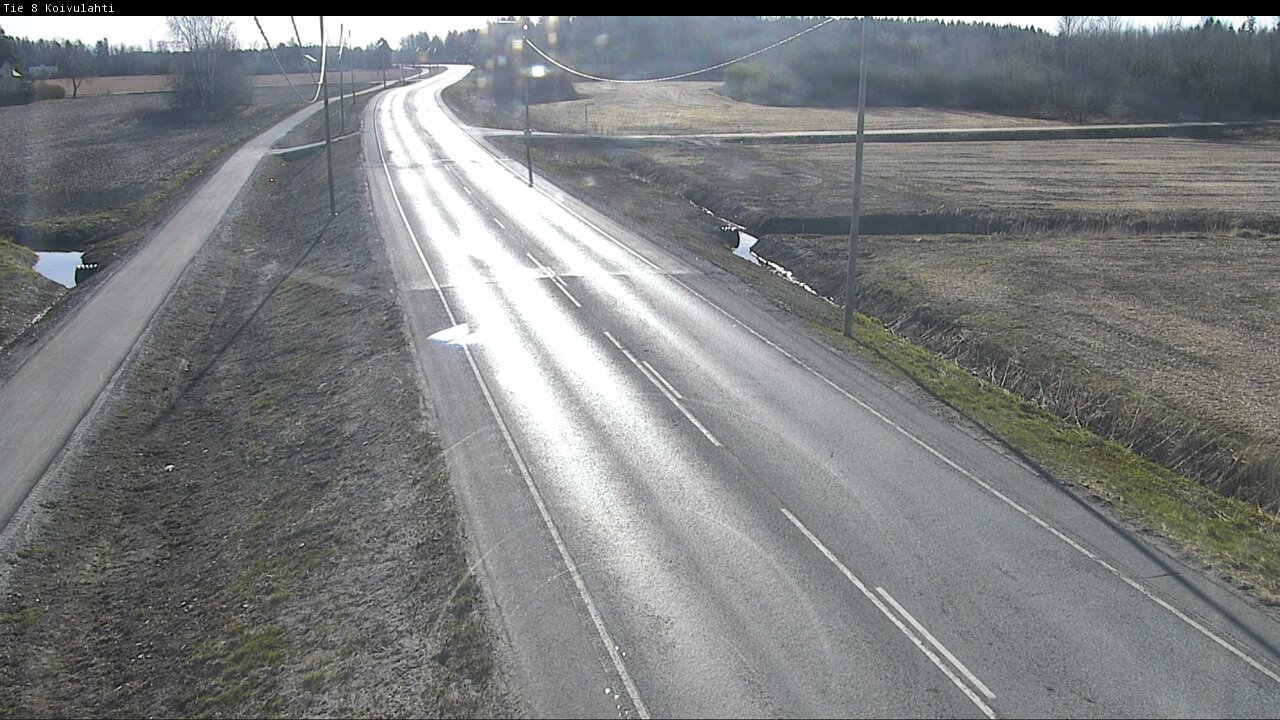 Weather Camera Image Road 8 Mustasaari, Koivulahti, Mustasaari, Pohjanmaa