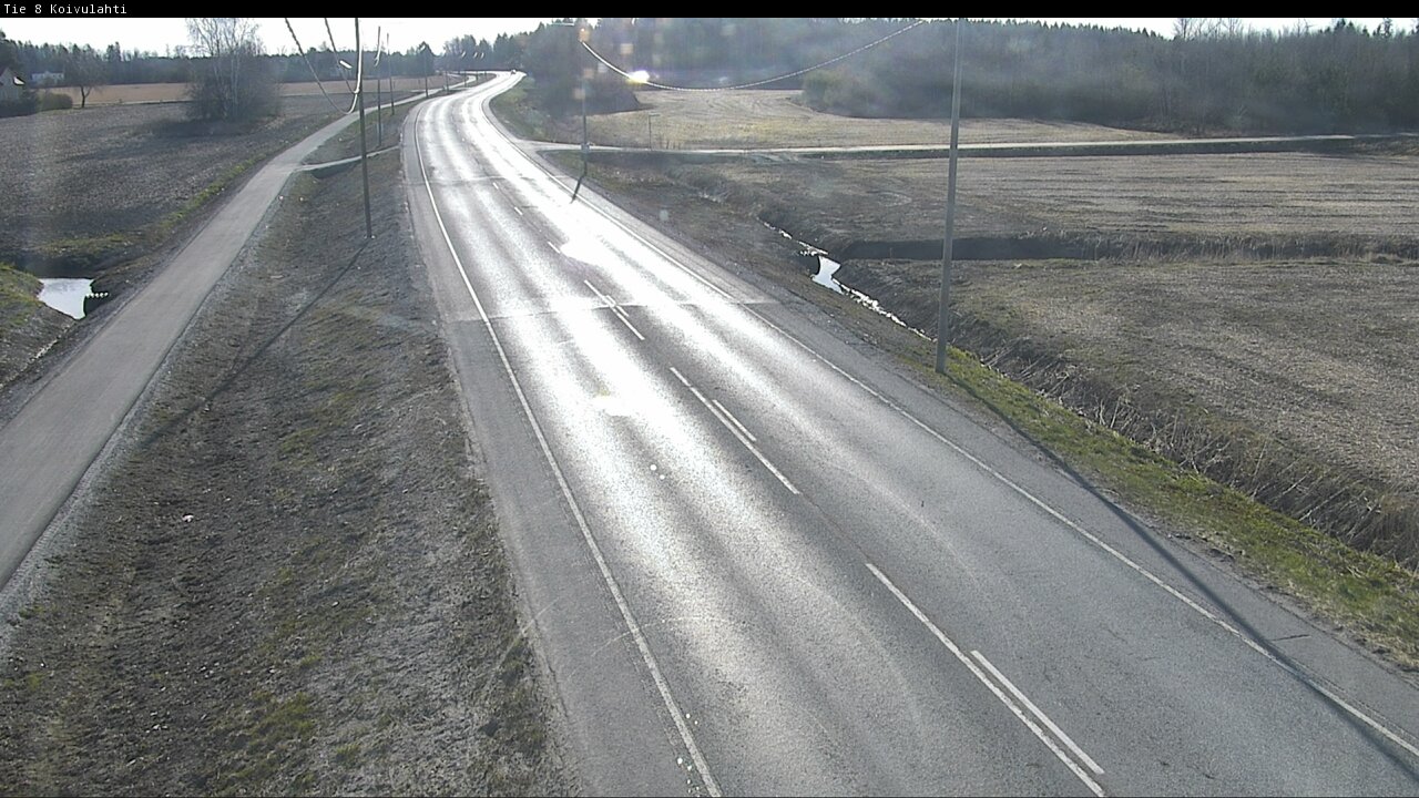 Weather Camera Image Road 8 Mustasaari, Koivulahti, Mustasaari, Pohjanmaa