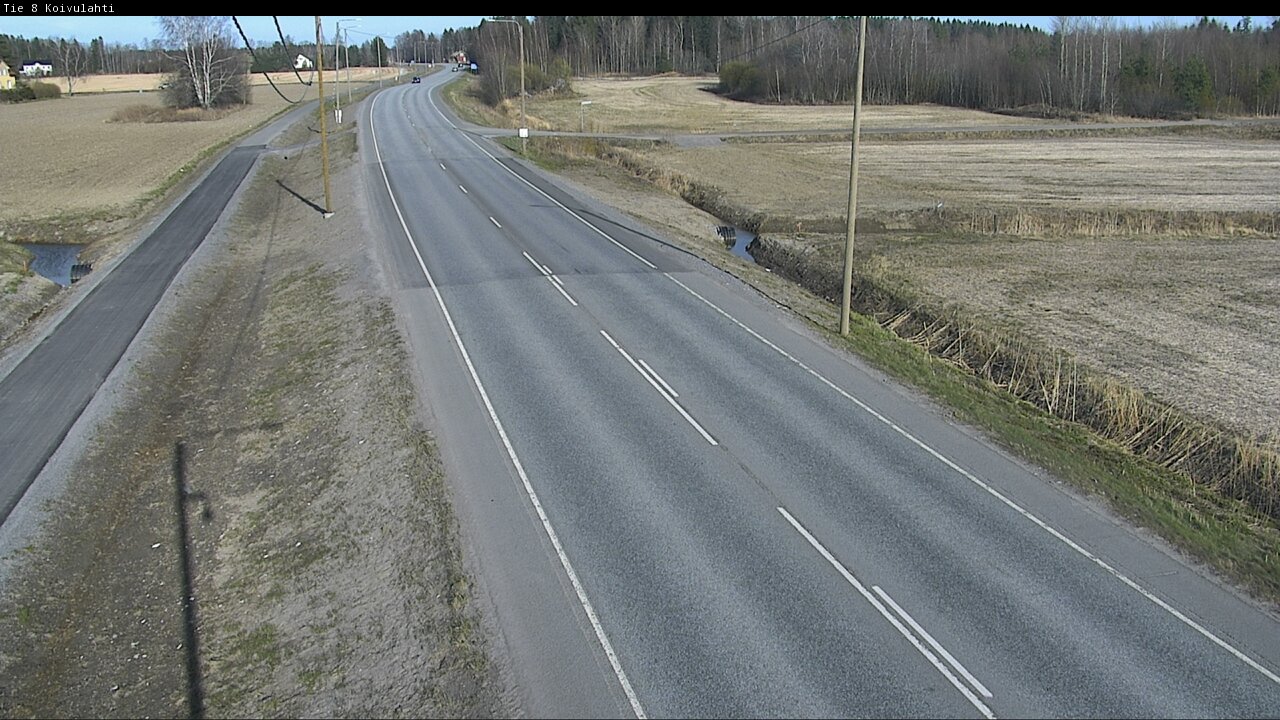 Weather Camera Image Road 8 Mustasaari, Koivulahti, Mustasaari, Pohjanmaa