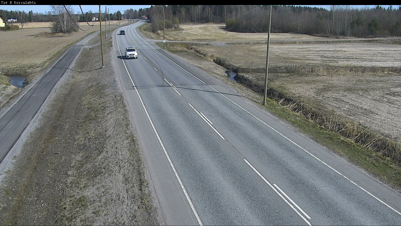 Weather Camera Image Road 8 Mustasaari, Koivulahti, Mustasaari, Pohjanmaa