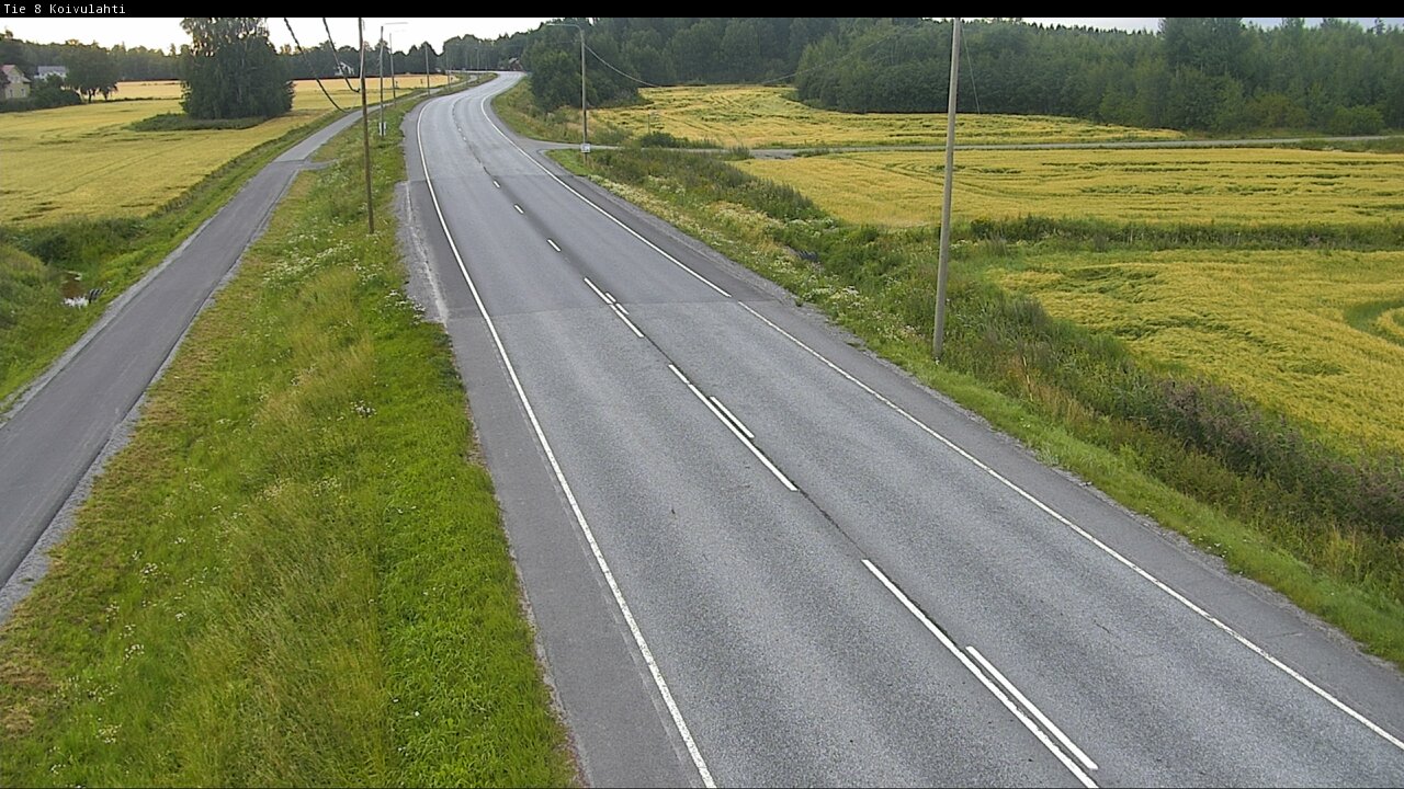 Weather Camera Image Road 8 Mustasaari, Koivulahti, Mustasaari, Pohjanmaa