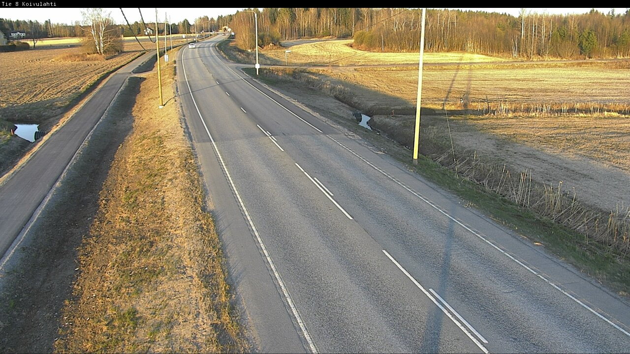 Weather Camera Image Road 8 Mustasaari, Koivulahti, Mustasaari, Pohjanmaa
