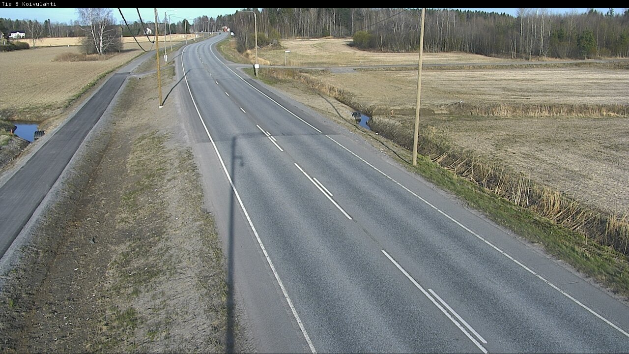 Weather Camera Image Road 8 Mustasaari, Koivulahti, Mustasaari, Pohjanmaa