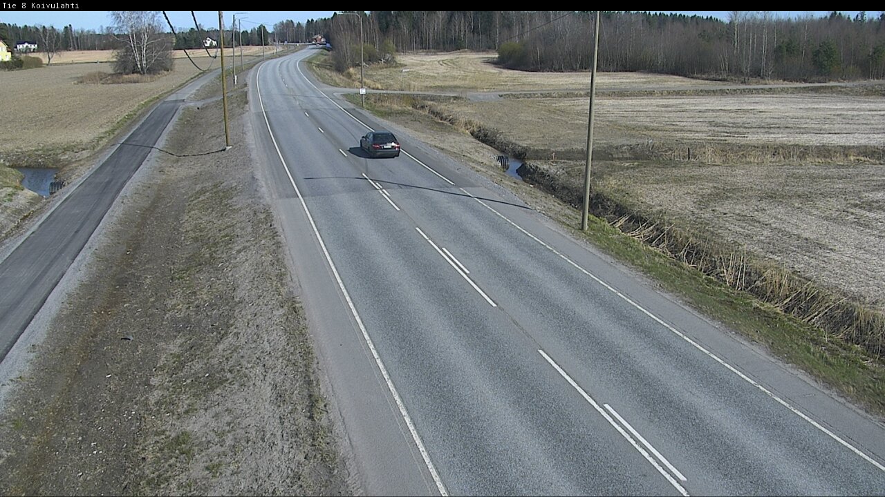 Weather Camera Image Road 8 Mustasaari, Koivulahti, Mustasaari, Pohjanmaa