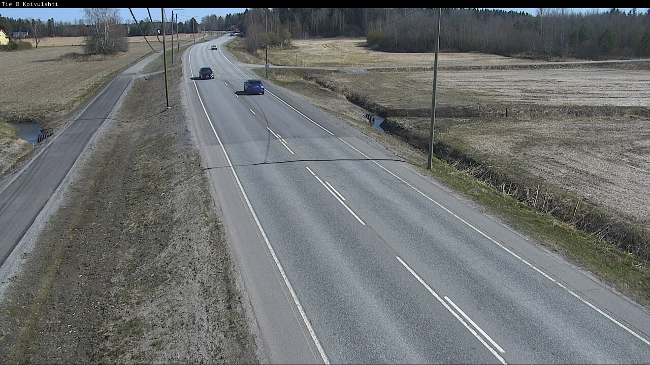 Weather Camera Image Road 8 Mustasaari, Koivulahti, Mustasaari, Pohjanmaa