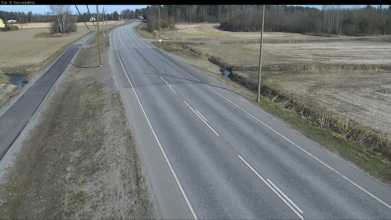 Weather Camera Image Road 8 Mustasaari, Koivulahti, Mustasaari, Pohjanmaa