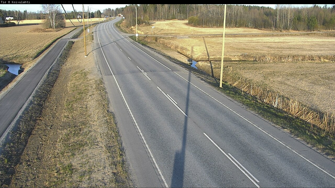 Weather Camera Image Road 8 Mustasaari, Koivulahti, Mustasaari, Pohjanmaa