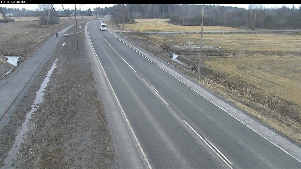 Weather Camera Image Road 8 Mustasaari, Koivulahti, Mustasaari, Pohjanmaa