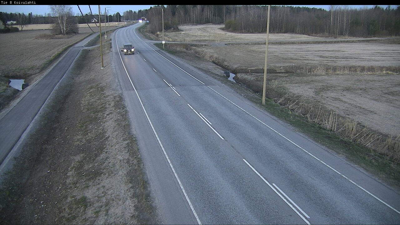 Weather Camera Image Road 8 Mustasaari, Koivulahti, Mustasaari, Pohjanmaa