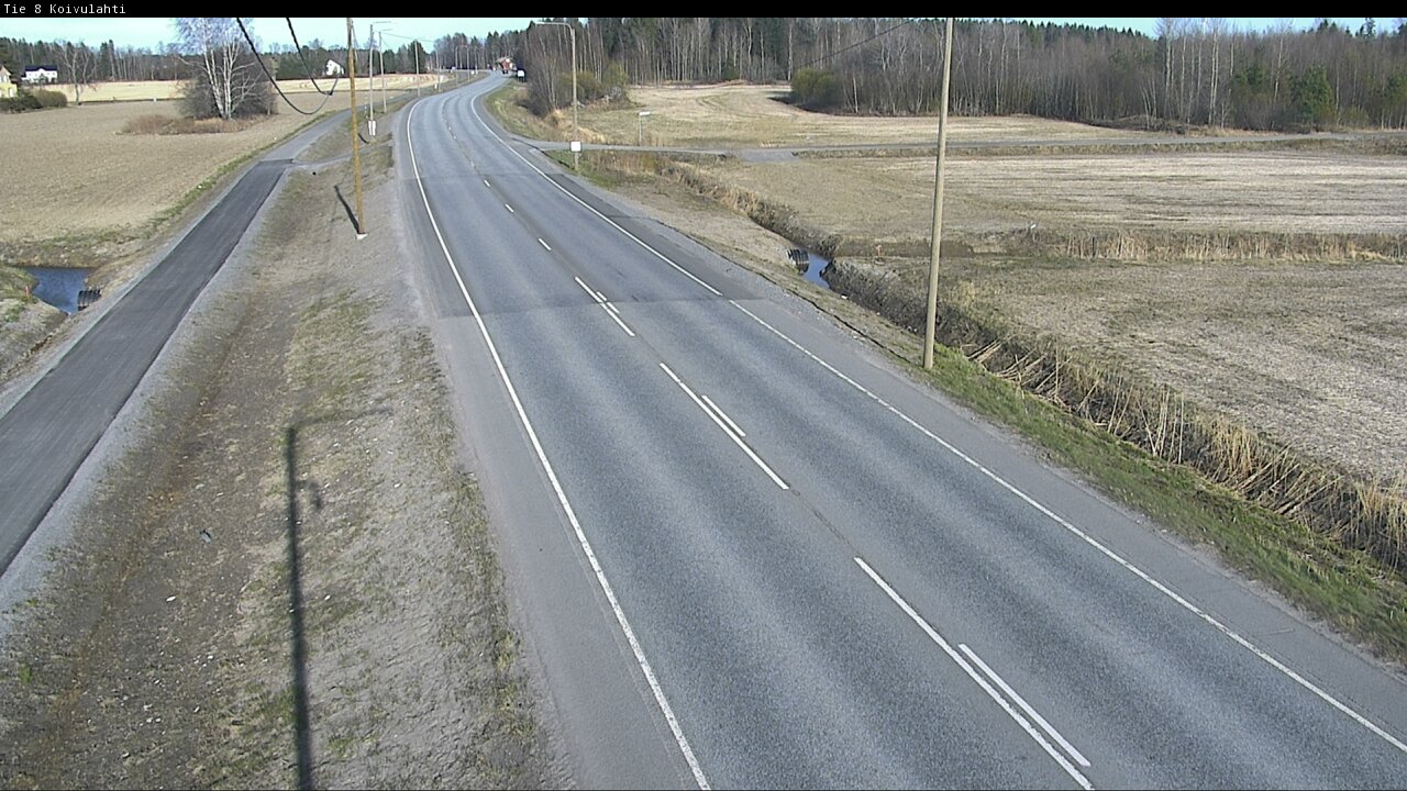 Weather Camera Image Road 8 Mustasaari, Koivulahti, Mustasaari, Pohjanmaa