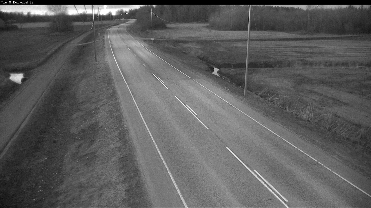 Weather Camera Image Road 8 Mustasaari, Koivulahti, Mustasaari, Pohjanmaa