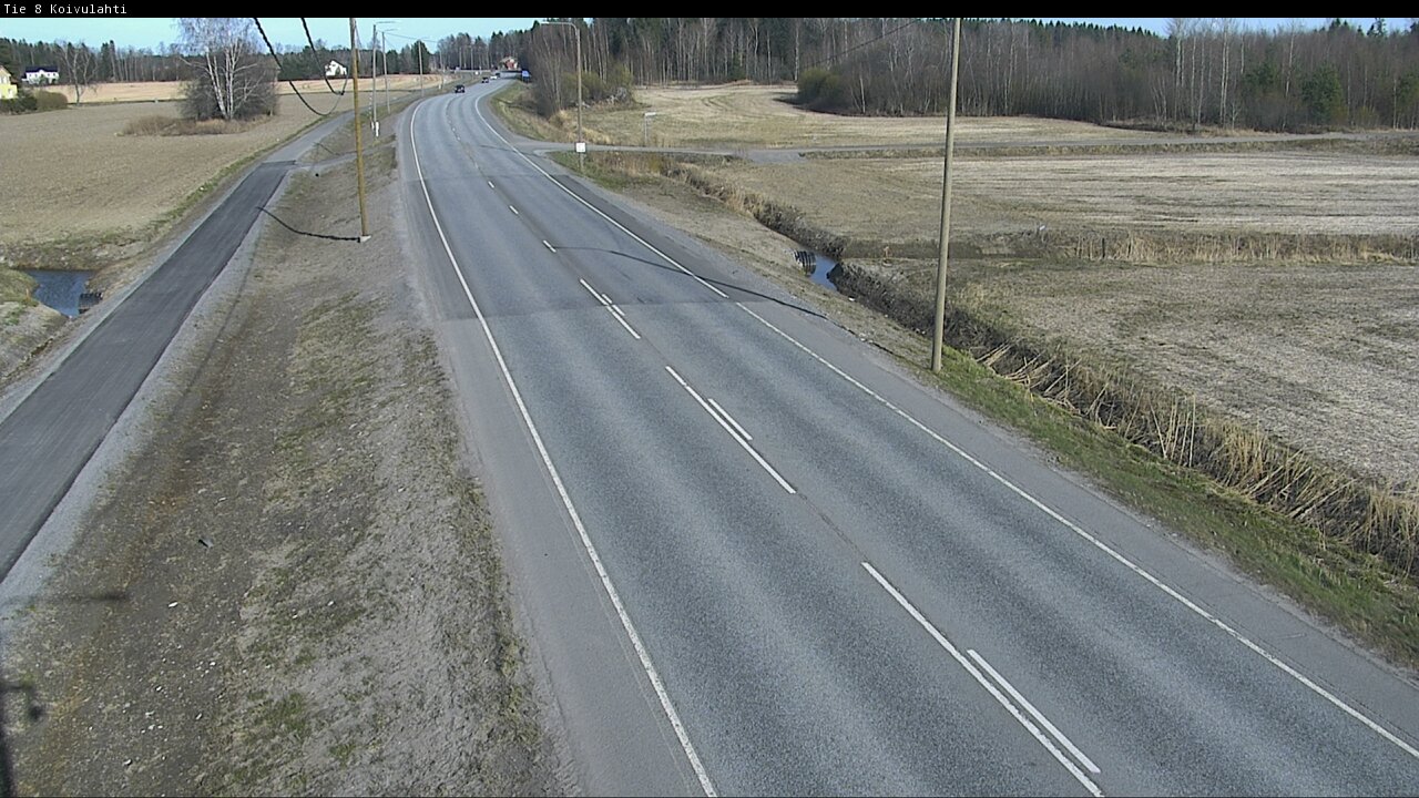 Weather Camera Image Road 8 Mustasaari, Koivulahti, Mustasaari, Pohjanmaa