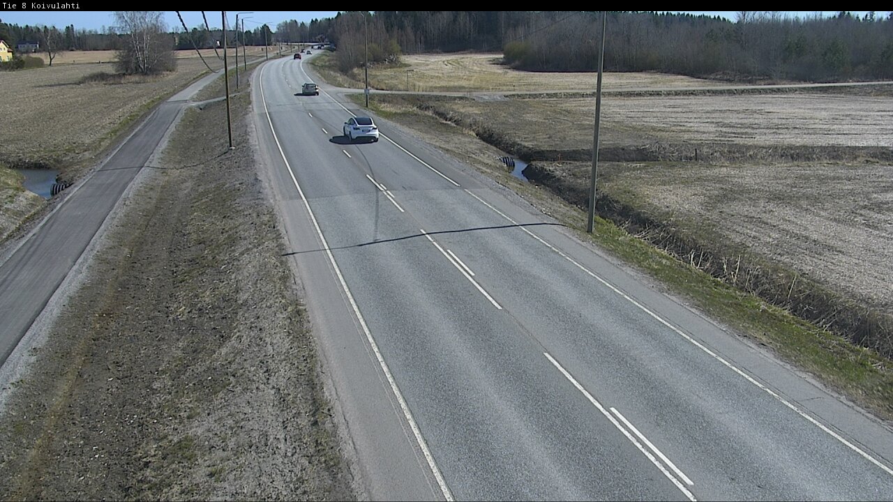 Weather Camera Image Road 8 Mustasaari, Koivulahti, Mustasaari, Pohjanmaa