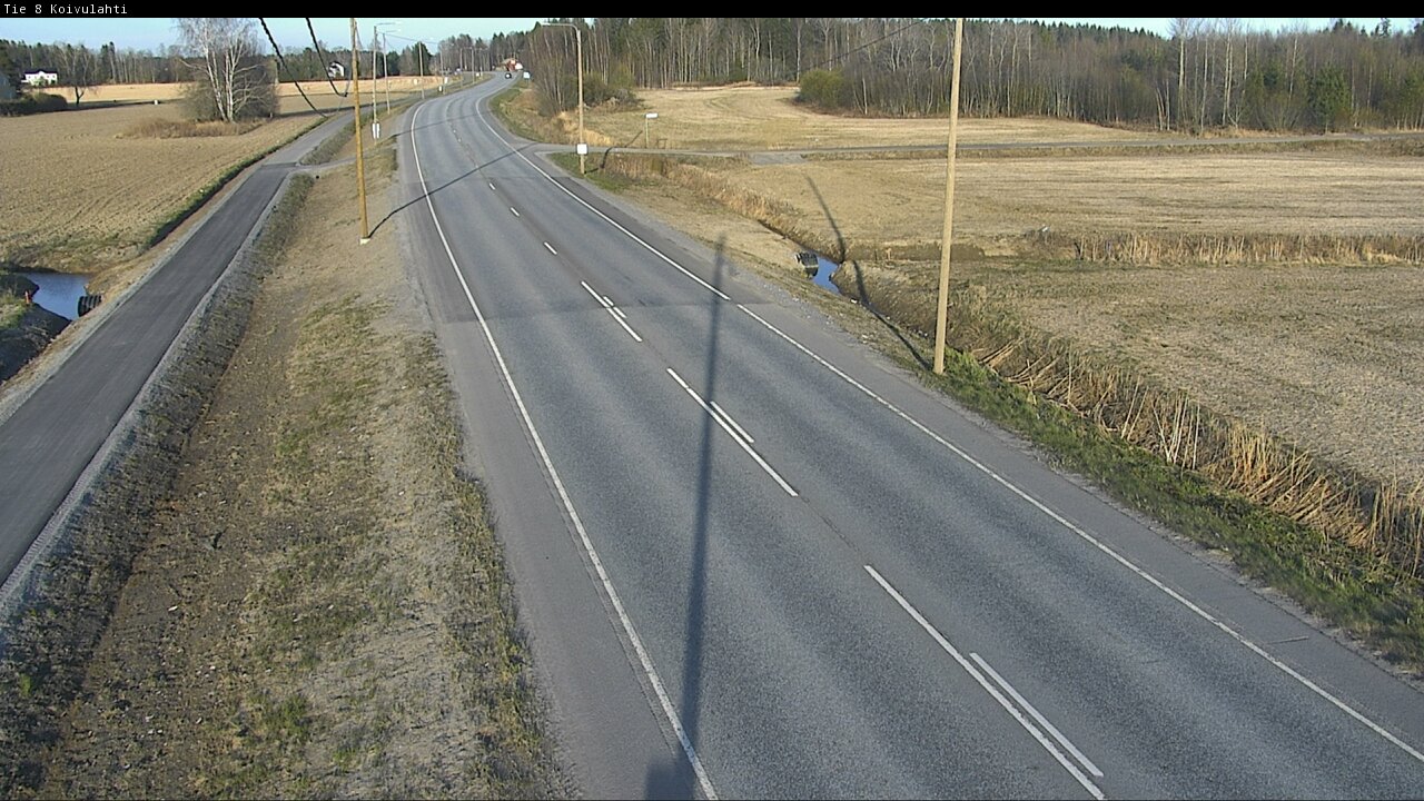 Weather Camera Image Road 8 Mustasaari, Koivulahti, Mustasaari, Pohjanmaa