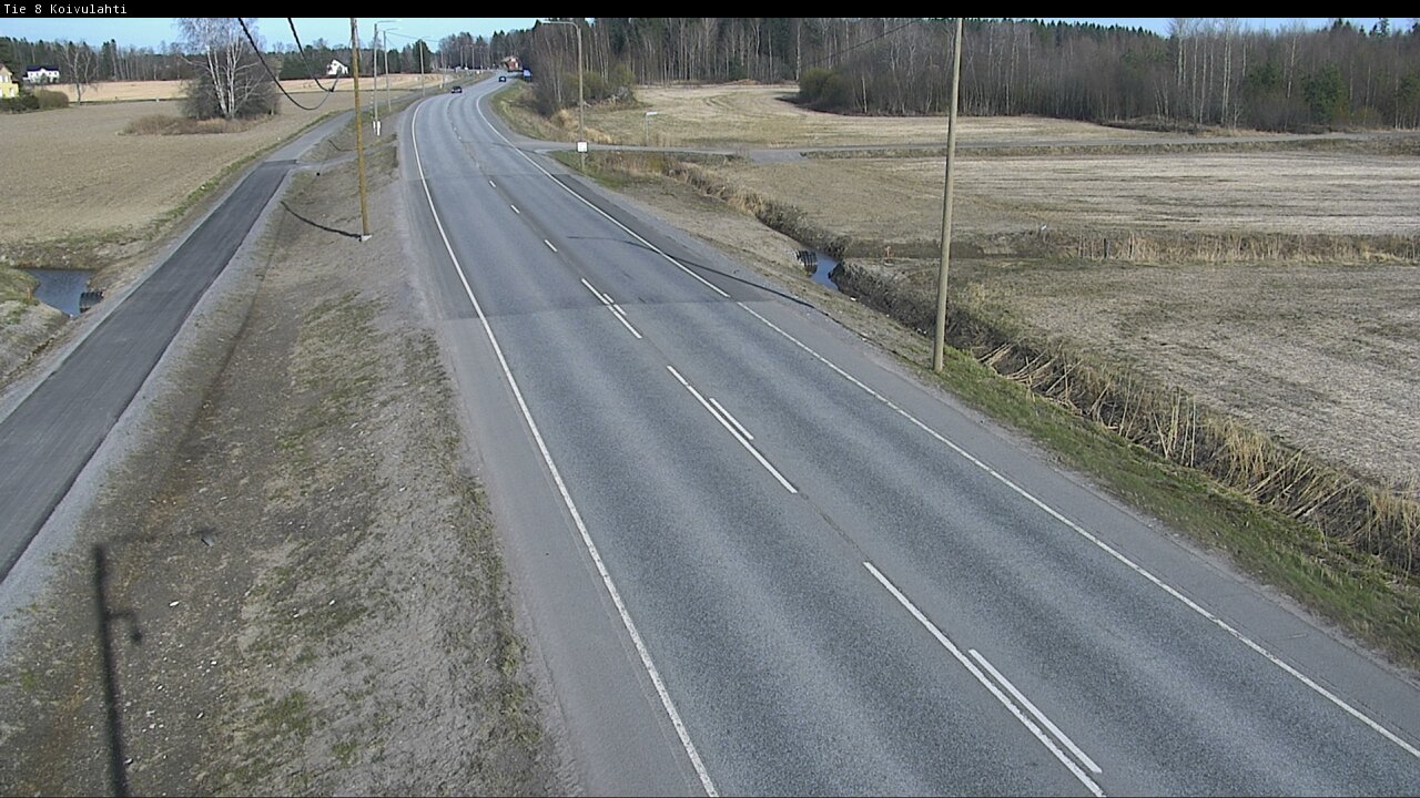 Weather Camera Image Road 8 Mustasaari, Koivulahti, Mustasaari, Pohjanmaa