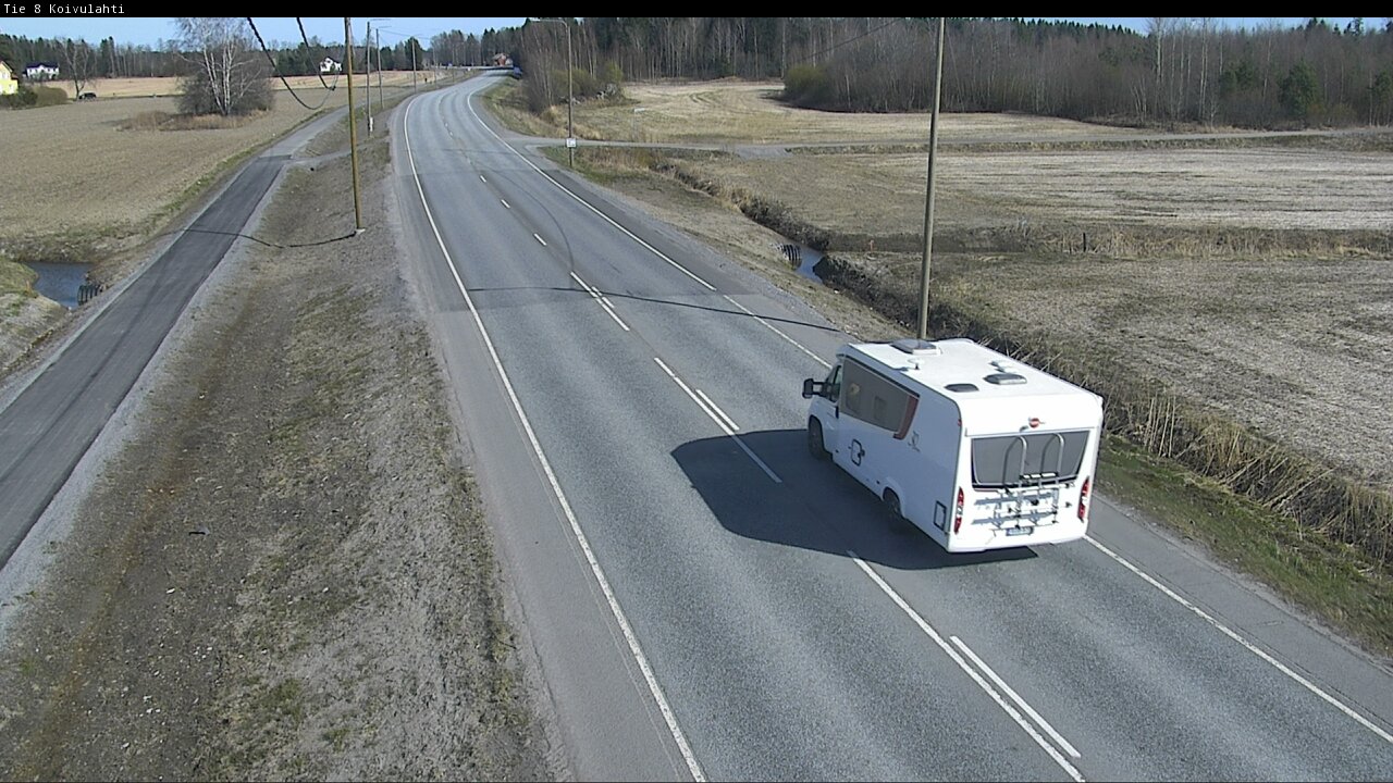 Weather Camera Image Road 8 Mustasaari, Koivulahti, Mustasaari, Pohjanmaa