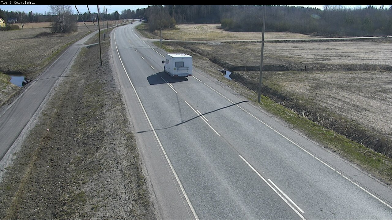 Weather Camera Image Road 8 Mustasaari, Koivulahti, Mustasaari, Pohjanmaa