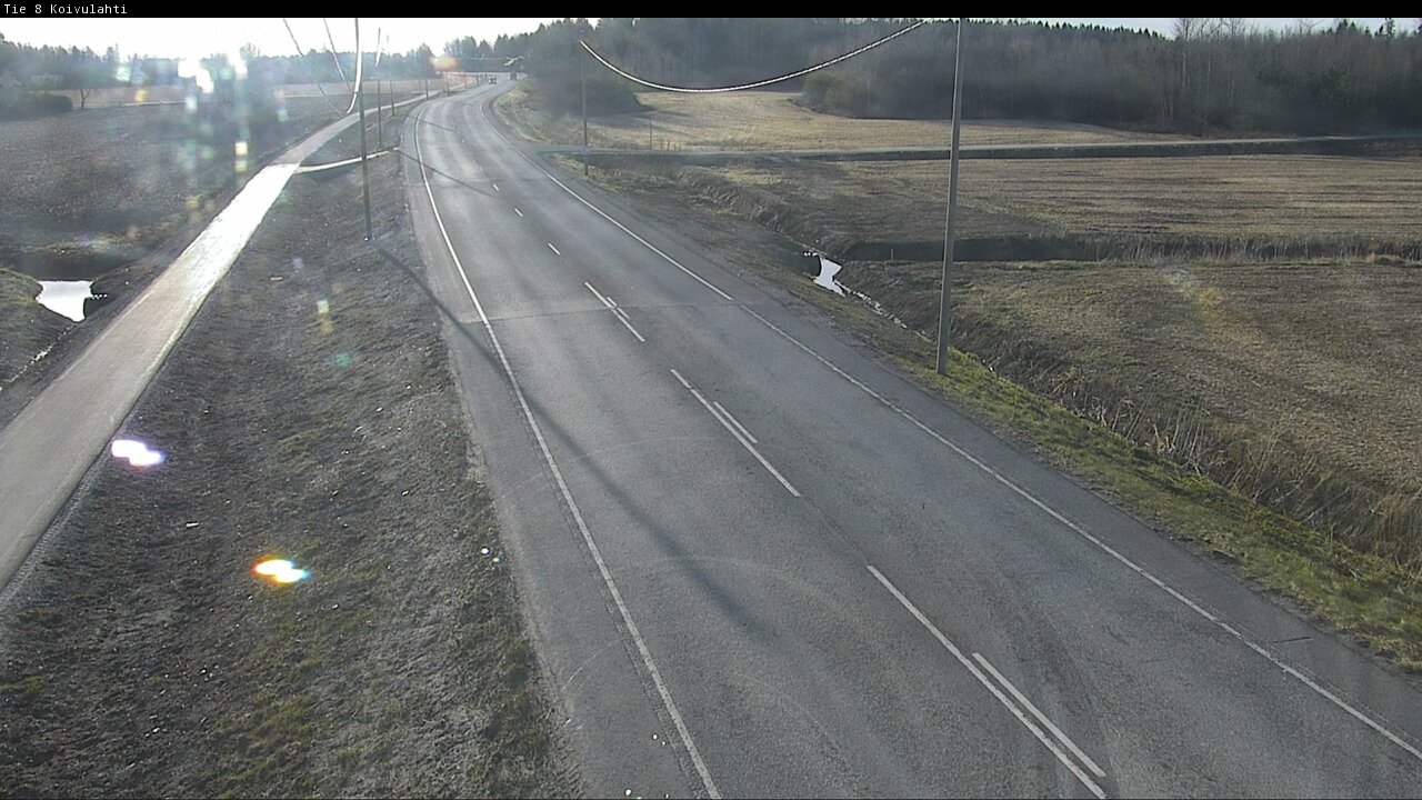 Weather Camera Image Road 8 Mustasaari, Koivulahti, Mustasaari, Pohjanmaa