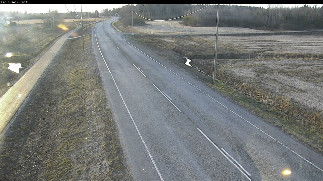 Weather Camera Image Road 8 Mustasaari, Koivulahti, Mustasaari, Pohjanmaa