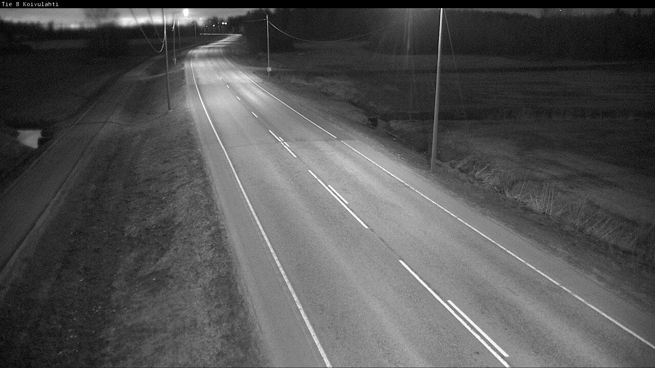 Weather Camera Image Road 8 Mustasaari, Koivulahti, Mustasaari, Pohjanmaa