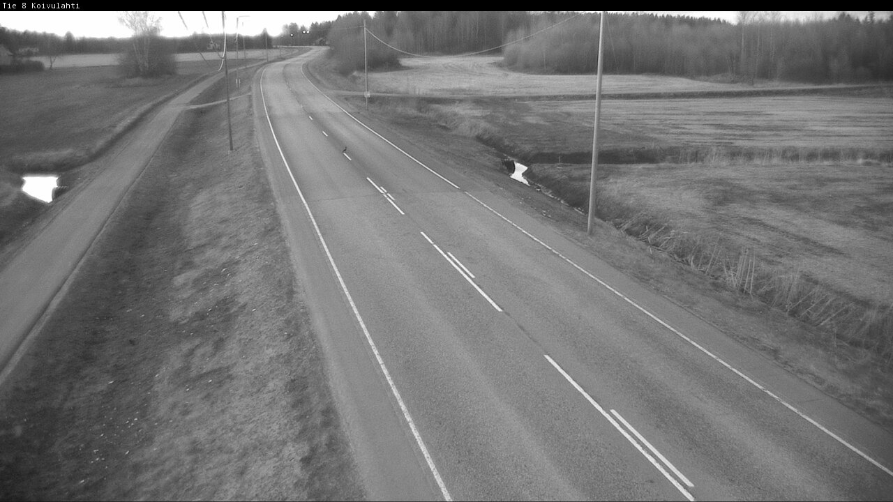 Weather Camera Image Road 8 Mustasaari, Koivulahti, Mustasaari, Pohjanmaa