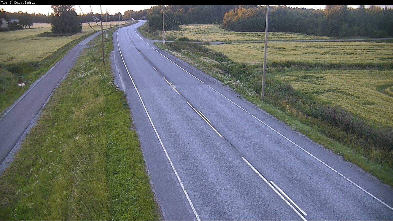 Weather Camera Image Road 8 Mustasaari, Koivulahti, Mustasaari, Pohjanmaa