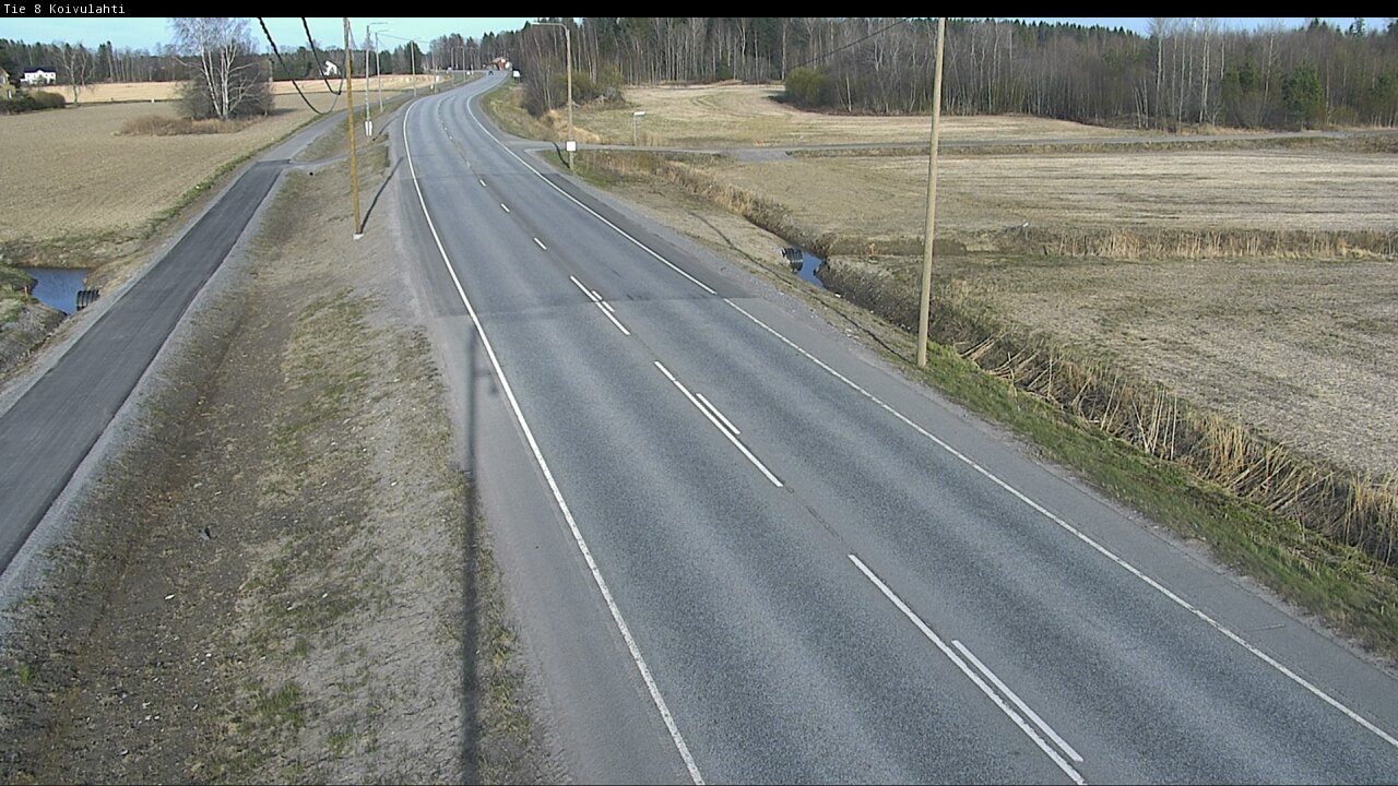 Weather Camera Image Road 8 Mustasaari, Koivulahti, Mustasaari, Pohjanmaa