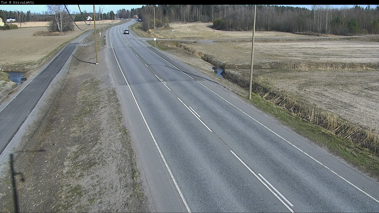 Weather Camera Image Road 8 Mustasaari, Koivulahti, Mustasaari, Pohjanmaa