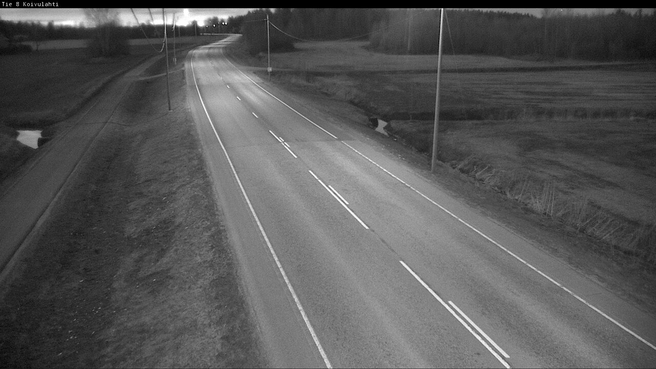 Weather Camera Image Road 8 Mustasaari, Koivulahti, Mustasaari, Pohjanmaa