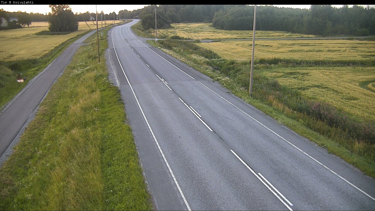 Weather Camera Image Road 8 Mustasaari, Koivulahti, Mustasaari, Pohjanmaa