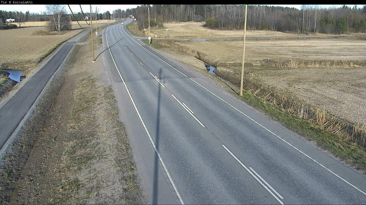 Weather Camera Image Road 8 Mustasaari, Koivulahti, Mustasaari, Pohjanmaa