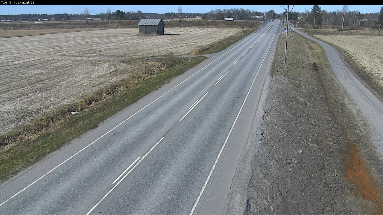 Weather Camera Image Road 8 Mustasaari, Koivulahti, Mustasaari, Pohjanmaa