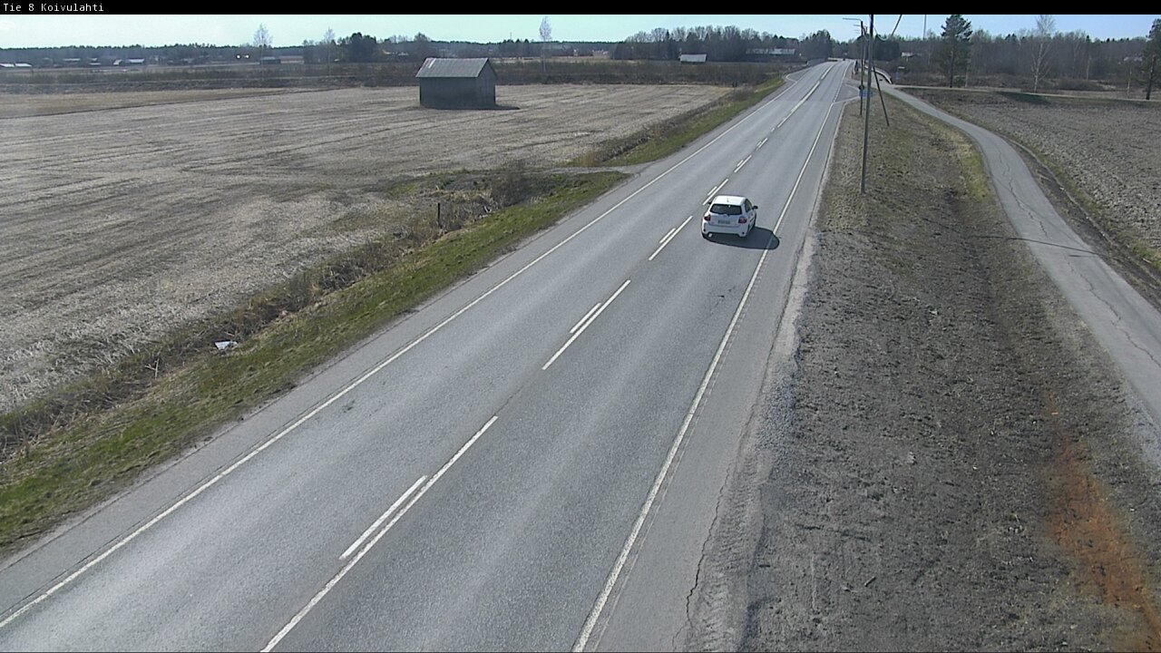 Weather Camera Image Road 8 Mustasaari, Koivulahti, Mustasaari, Pohjanmaa