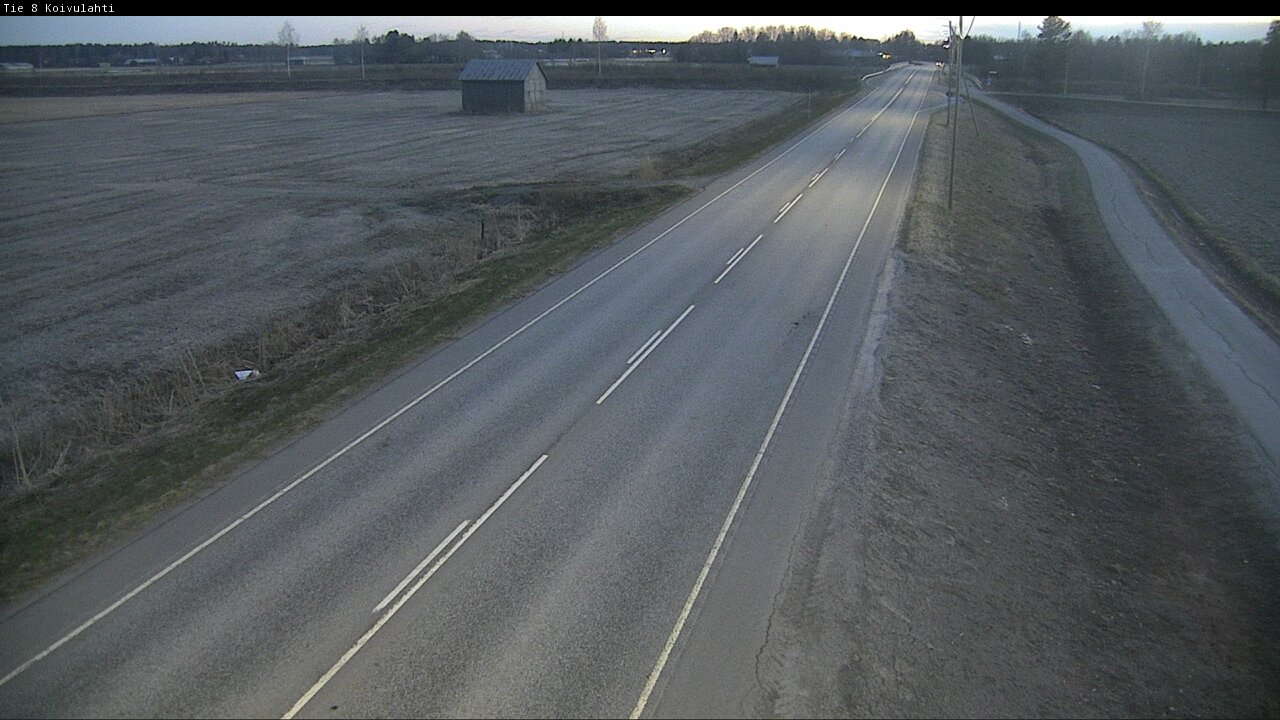 Weather Camera Image Road 8 Mustasaari, Koivulahti, Mustasaari, Pohjanmaa