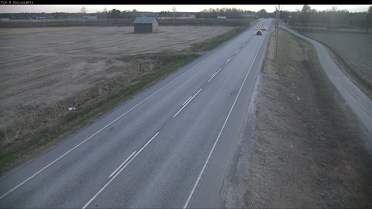 Weather Camera Image Road 8 Mustasaari, Koivulahti, Mustasaari, Pohjanmaa
