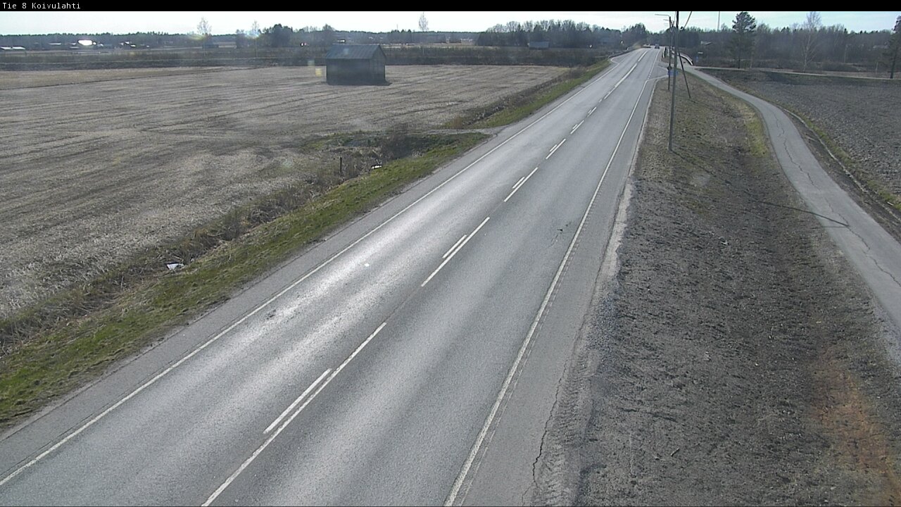 Weather Camera Image Road 8 Mustasaari, Koivulahti, Mustasaari, Pohjanmaa