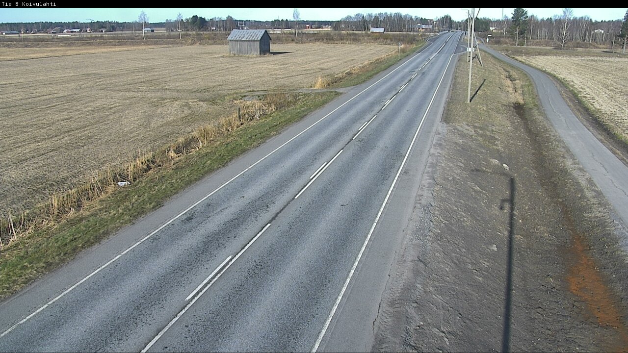 Weather Camera Image Road 8 Mustasaari, Koivulahti, Mustasaari, Pohjanmaa