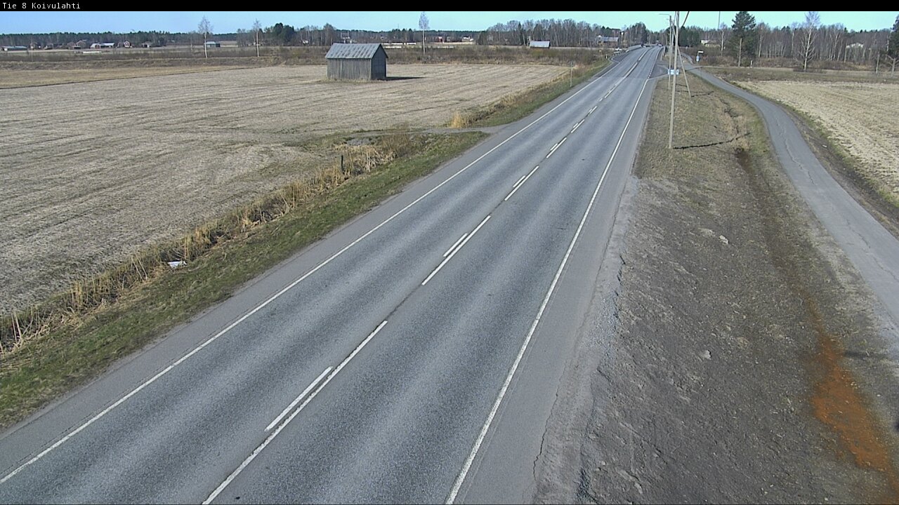 Weather Camera Image Road 8 Mustasaari, Koivulahti, Mustasaari, Pohjanmaa