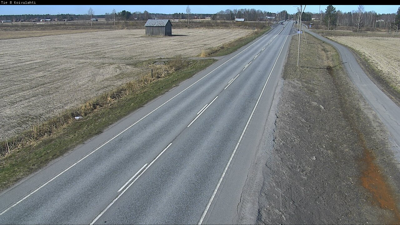 Weather Camera Image Road 8 Mustasaari, Koivulahti, Mustasaari, Pohjanmaa